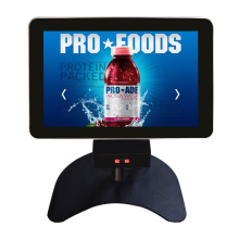 Factory Price HD screen advertising player with bar code scanner andriod display